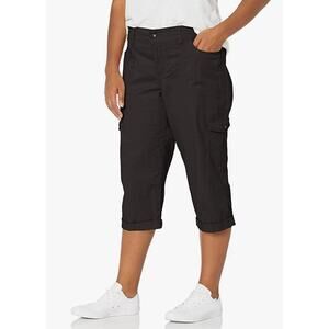 Lee Women's Plus Size Austyn Knit Waist Capri Pant Size 20W